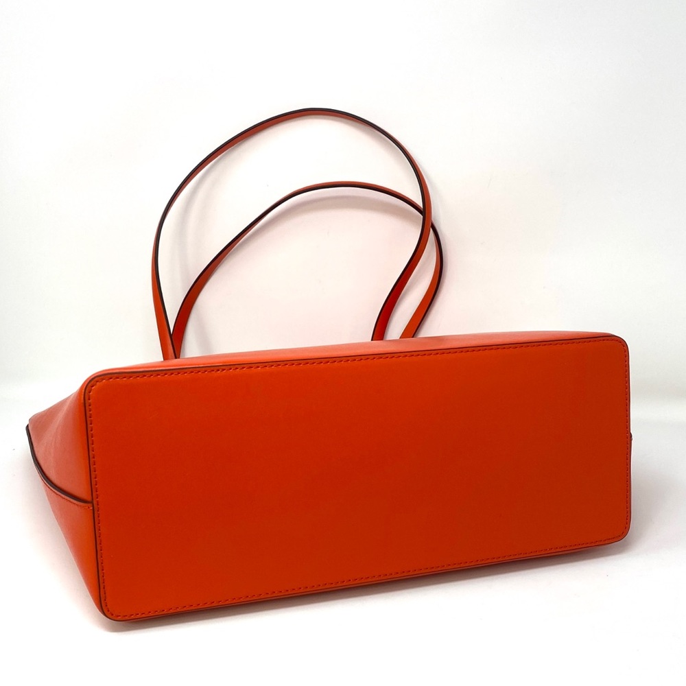 Kate ♠️Spade Large Women’s Tote Zina Leather Coral - Picture 4 of 10